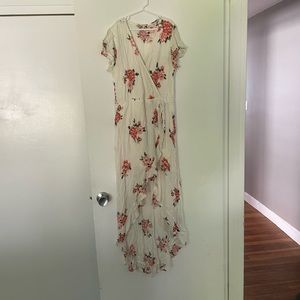 White Floral Dress
